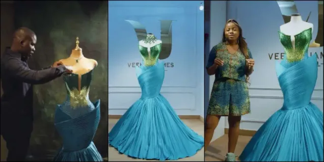 "Veekee James Calls Out Senegalese Designer for Copying Her Dress"
