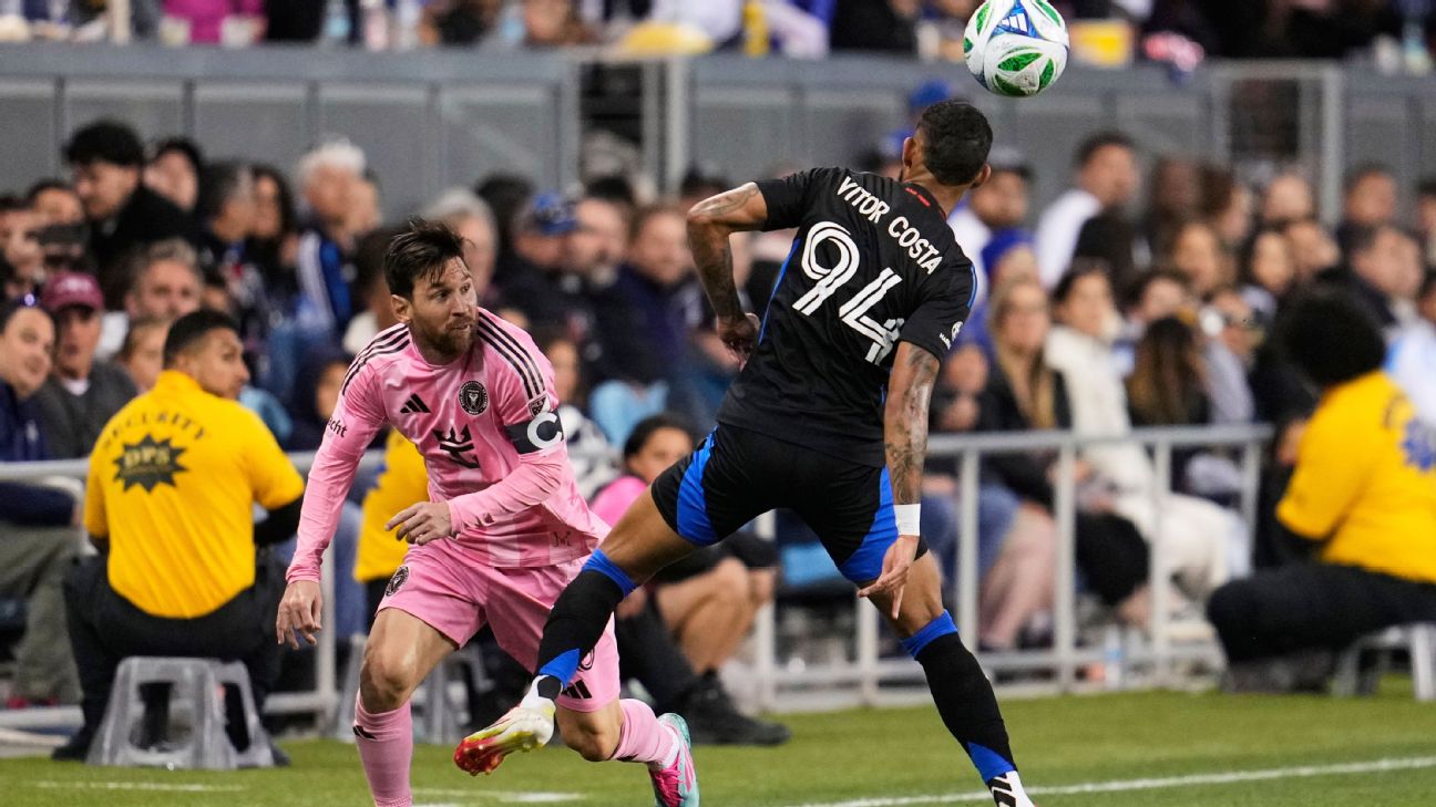 "San Jose, Miami Tie 3-3 in Lionel Messi's MLS Bay Area Debut"