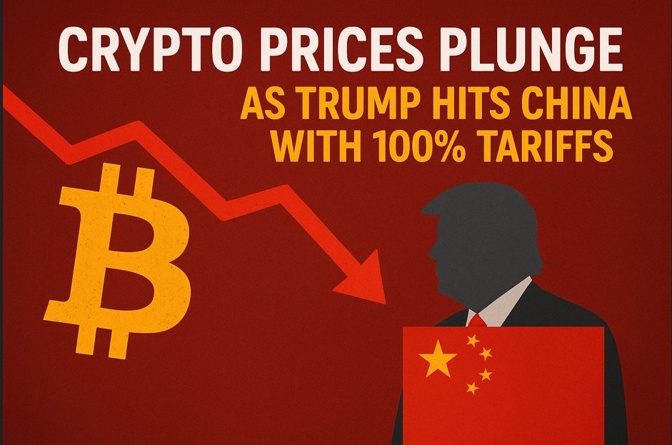 Crypto Prices Plunge as Trump Imposes 100% Tariffs on China – Market Fallout & Analysis